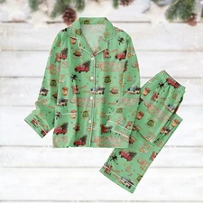 Griswold's Family Christmas Pajamas Set, National Lampoon Vacation Women Pajamas