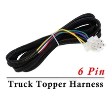 1PCS Leer Pickup Cover Cap Triple Wire Version - 6 Pin Truck Topper Harness