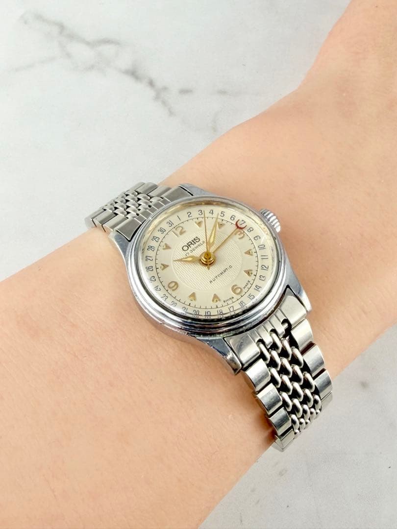 Oris Pointer Date Manual Winding Watch Vintage Gu… - image 2