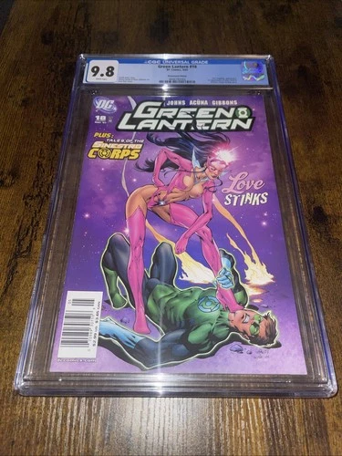Green Lantern #18 - CGC 9.8 - Newsstand Variant - Lyssa Drak - 2007
