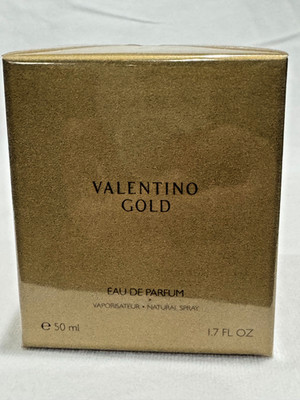 RARE Valentino Gold Eau de Parfum 1.7oz 50ml Women's Perfume NEW Sealed Vintage