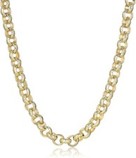 Men's 9ct Gold Filled Luxury Belcher Chain (8mm Thick & 30 Inches Long) Necklace