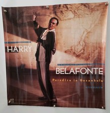 Harry Belafonte Paradise In Gazankulu Poster Original 1988 EMI Blues Folk Music 