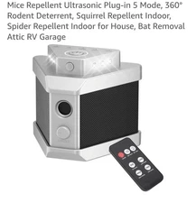 Mice Repellent Ultrasonic Plugin Indoor Mouse Deterrent Device Rodent Control