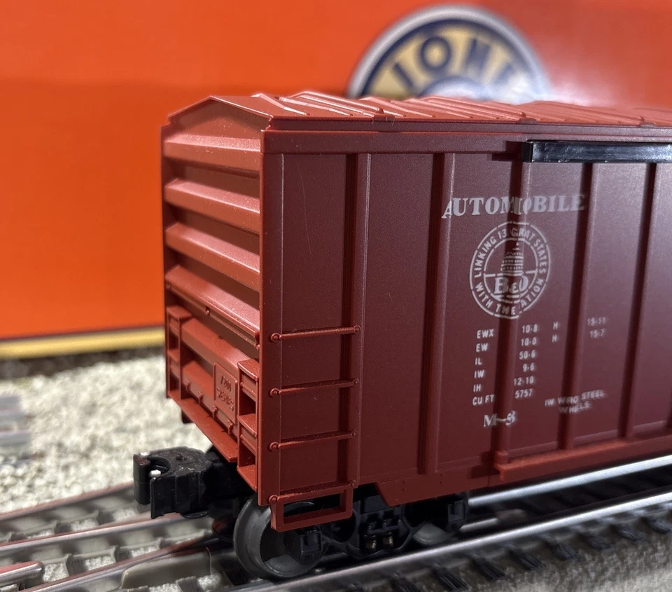 LIONEL~Baltimore & Ohio 50’ DOUBLE DOOR BOXCAR #296000~O Scale - Image 3 of 4