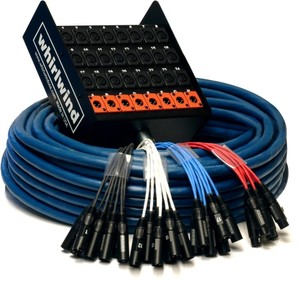 Whirlwind Medusa Estandar Serpiente De Audio 32 Entradas 10 Retornos Xlr Alcance De 150 Pies Ebay