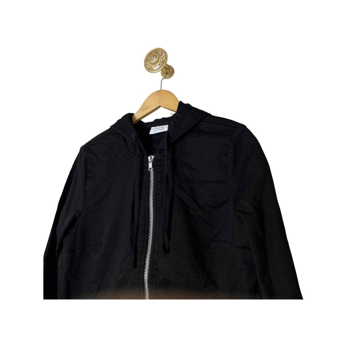 ジャケット・アウター King Logo Slub Denim Zip Hoodie BLACK L King Logo Slub Denim Zip Hoodie – YZ