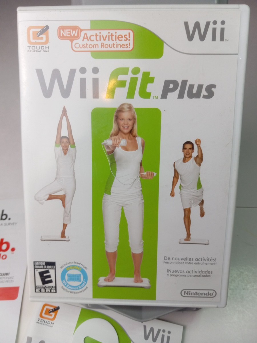 Nintendo Wii -Wii Fit Plus Game Disc and Manual 2009 Rated E. | eBay