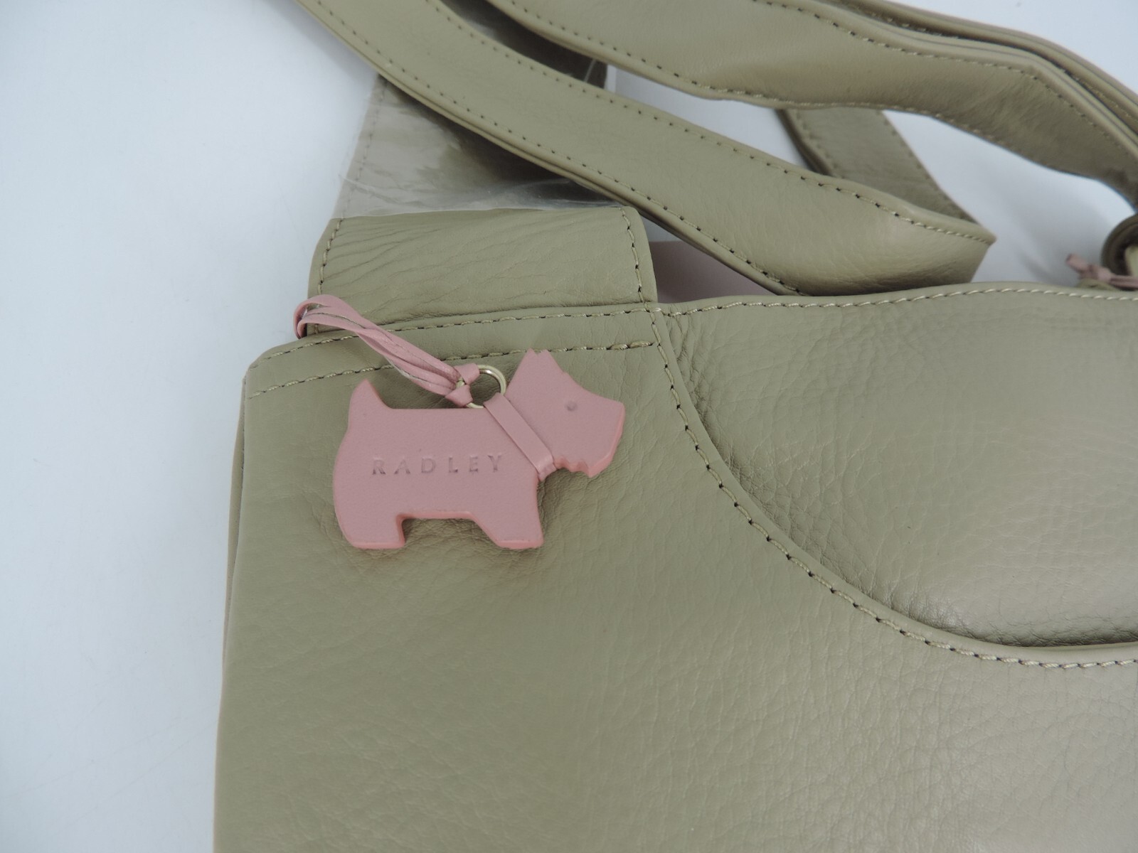 Radley London Leather Pocket Bag Beige RRP £99 LN130 DD 09 image 2