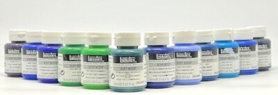 Liquitex Soft Body Acrylic Paint Pots 2oz MULTI-LISTING COOL TONES