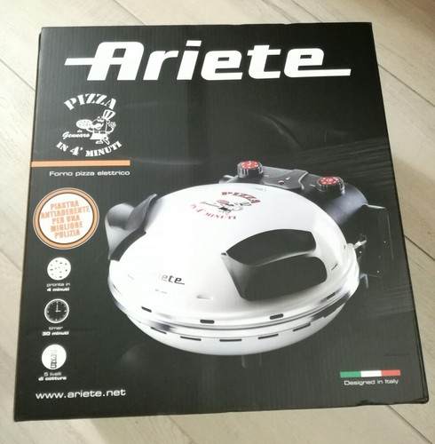ARIETE PIZZA IN 4' MINUTI BIANCO SIGILLATO FORNO ELETTRICO PIETRA REFRATTARIA - Foto 9 di 17
