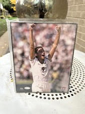 AUTOGRAPHED Mia Hamm #9 Signed 8 x 10 FRAMED Photo USWNT with Steiner COA