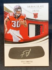 ITO SMITH SP RC PATCH AUTO (RPA) #/99 ~ 2018 IMMACULATE COLLECTION “EYE BLACK”