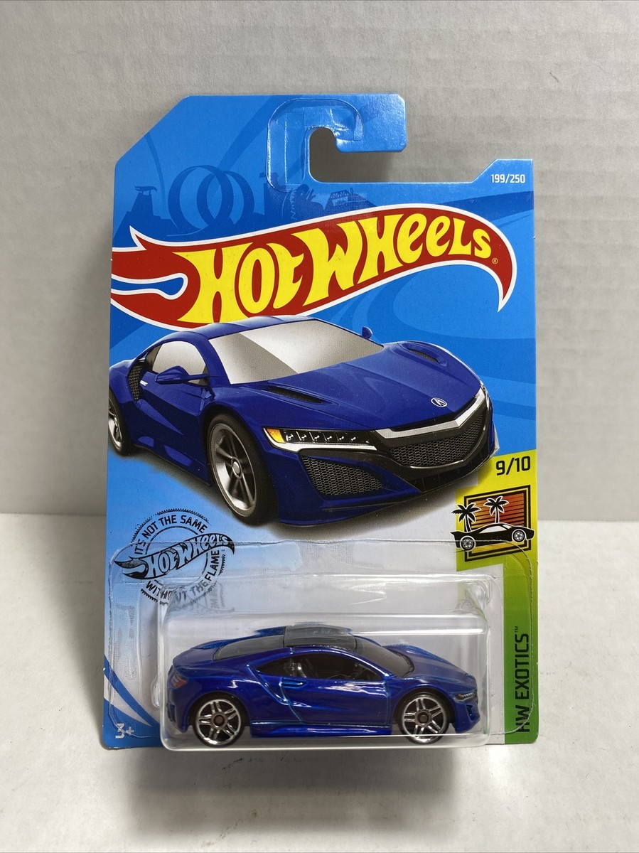 2019 Hot Wheels #199 HW Exotics '17 Acura NSX blue | eBay