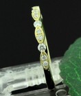 0.17 ct 14k Solid Yellow Gold Ladies Natural  Diamond Ring sexy stylish band  — photo 4