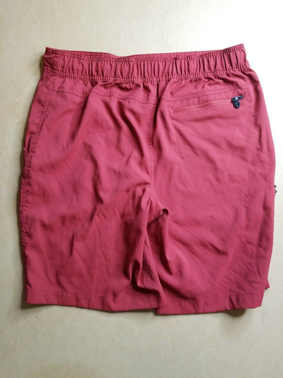 Mens Large Cabela's Red Cargo Shorts Multipocket Outd… Gem