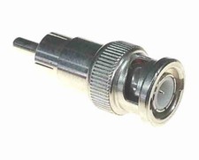 BNC Male To RCA Male Adapter