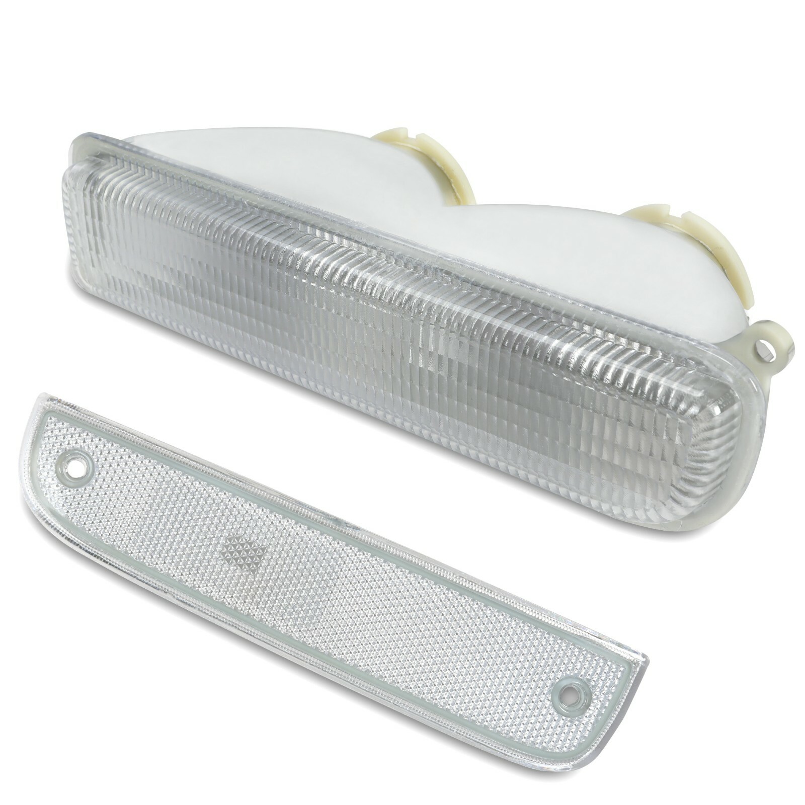 For 97 98 00 01 Jeep Cherokee XJ Chrome Bumper Lights + Signal Corner