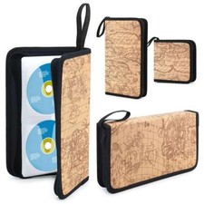 Portable Holder Large Storage Disc Wallet Bag for Car Home Travel 80 CD DVD Case