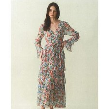 Doen melba silk dress tulip Grove XS