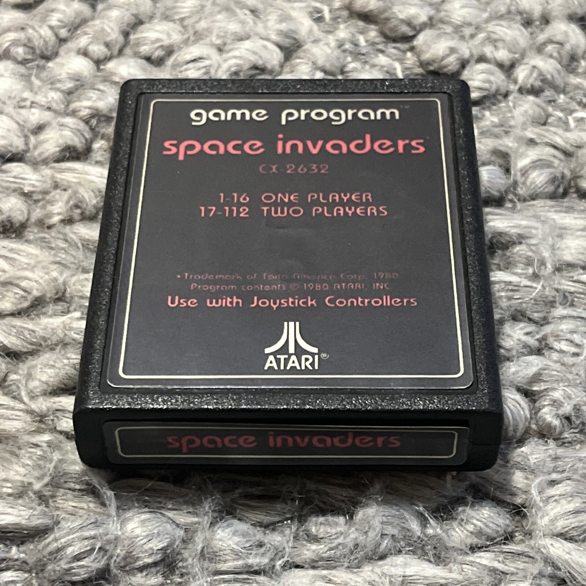 その他 ATARI SPACE INVADERS* CX2632 Space Invaders (Atari 2600, 1980) Complete In Box CIB Blue