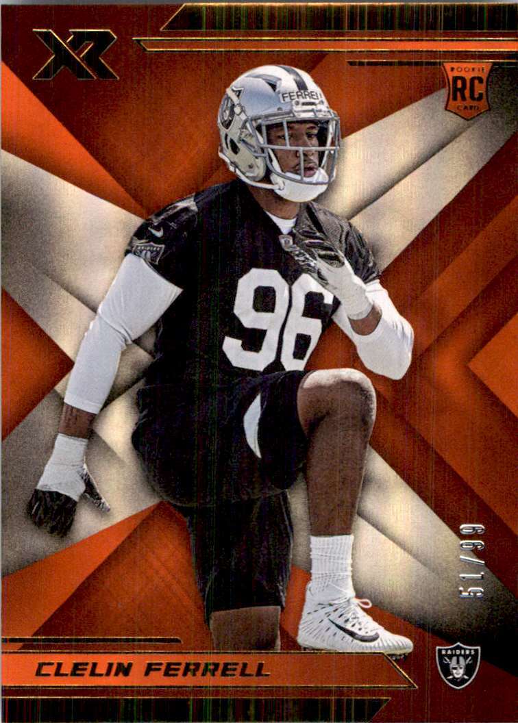 2019 Panini Xr Orange Clelin Ferrell 51/99 #147 | eBay