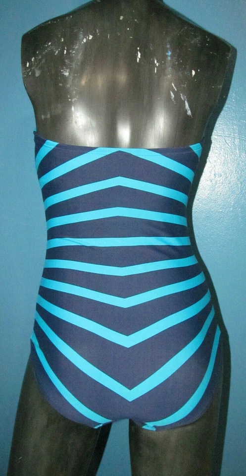 Traje de baño DKNY de una pieza sin tirantes *US 8 Foto 2 de 4