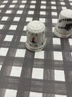 Vintage Lot 3 Thimbles Ceramic Porcelain Souv. St.cruz,Gettysburg,driverhruTree — photo 2
