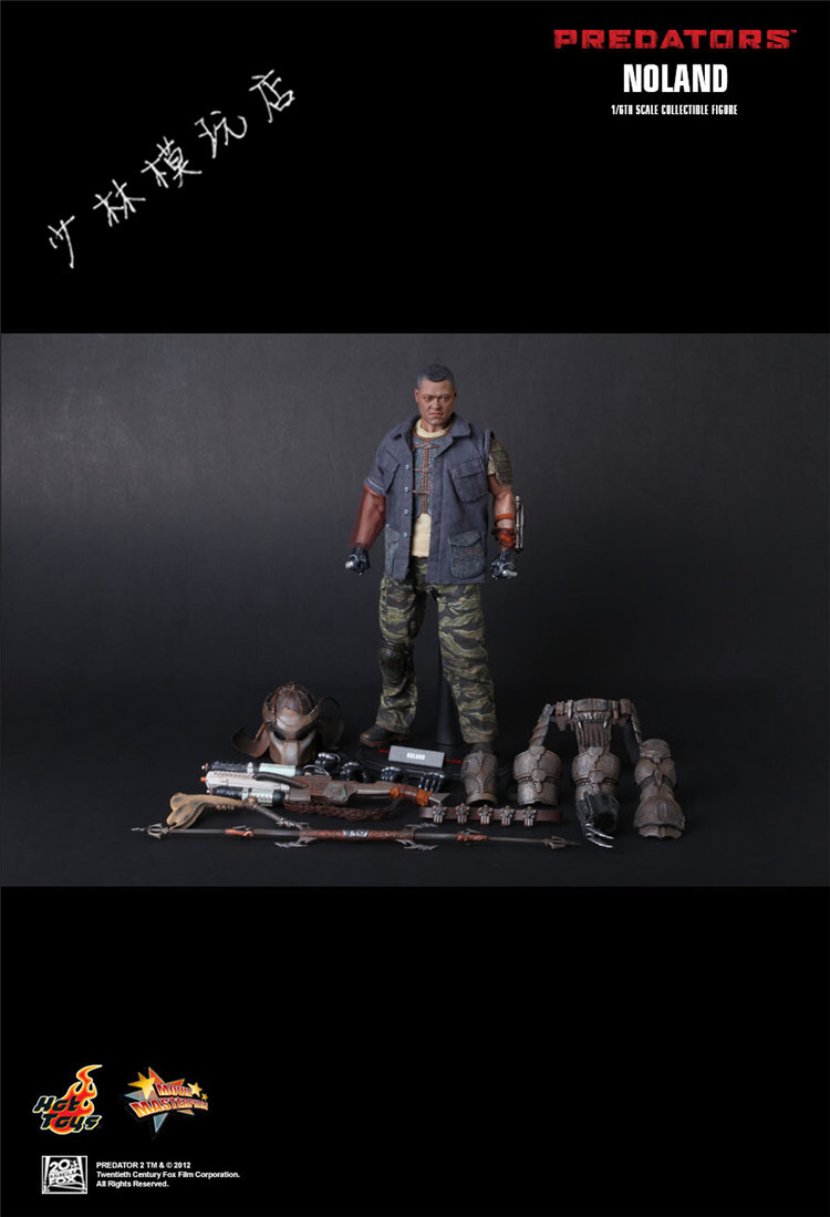 New HOT TOYS MMS163 Predators: Noland Laurence Fishburne 12