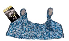 Art Class - Girls Size M 8 - Blue Floral Swim Top - New/Tags