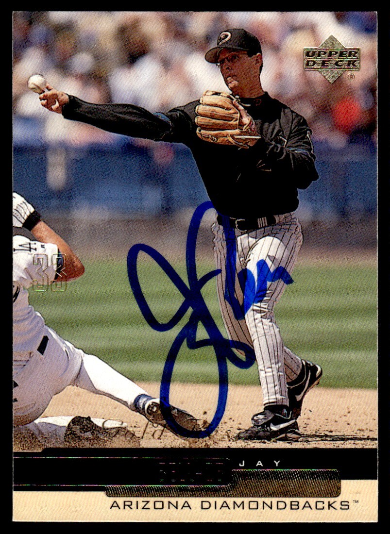 2000 Upper Deck Gold Reserve Jay Bell Auto Arizona Diamondbacks #172 COA Card