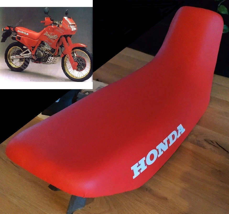 Housse de selle rouge Honda NX 650 Dominator de 1988 à 1991 - Photo 2/4