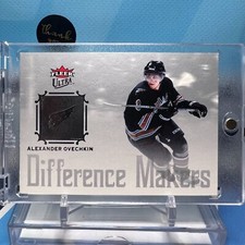 2005-06 Fleer Ultra #DM9, ALEX OVECHKIN SP RC 🔥🔥🔥 Rookie Difference Makers