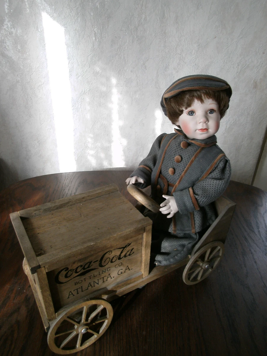 Puppensammlung, Auflösung,Porträtpuppe  "Kirby mit Seifenkiste"