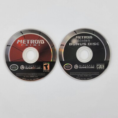 Nintendo GameCube Metroid Prime With Bonus Disc Echos *Disc Only ...