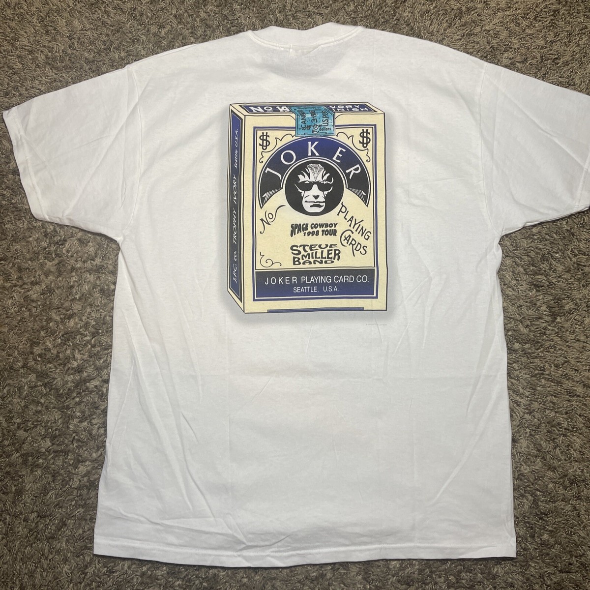 Vintage 90s 1998 Winterland Steve Miller Band Joker Space Cowboy