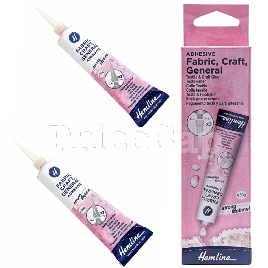 Fabric Glue Trim It Fray Stop No Sew Gemstone Stiffener Gutermann Wash Wear eBay