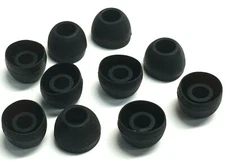 10 Earbud Ear Tips Rubber Cushion for Senso ActivBuds S-270 Bluetooth Headphones