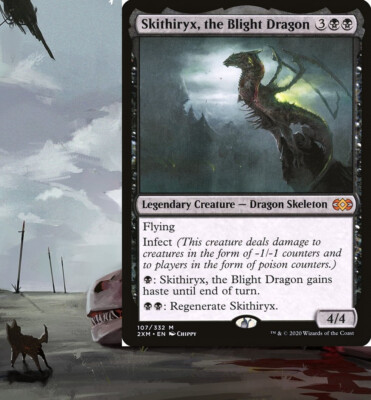 best black infect cards mtg Skithiryx, the Blight Dragon INFECT Commander Deck EDH Magic MTG  Ready-to-Play