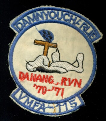USMC VMFA-115 Da Nang Snoopy Vietnam Patch VT-10