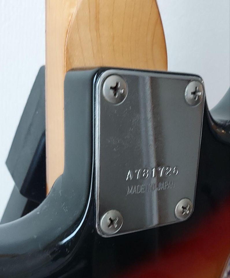 Greco Stratocaster Model Unknown Sunburst Electric Guitar Used From