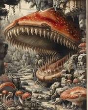 Whimsical Worlds: Bizarre and Eccentric 8x10 Art Prints to Amaze  68430927