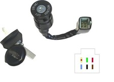 Ignition Key Switch For Apach Quad 6 Wire Female Connector