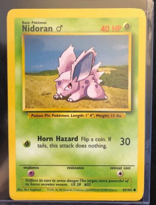 nidoran pokemon card Amazon.com: Pokemon - Nidoran (Male) (43/114) main image 1