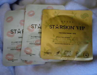 New Starskin Dreamkiss Lip Mask & Gold Foil Eye Mask