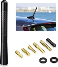 Black Short Car Stereo FM AM Antenna with M4.0 M5.0 M6.0 Screw for SUV Car Truck