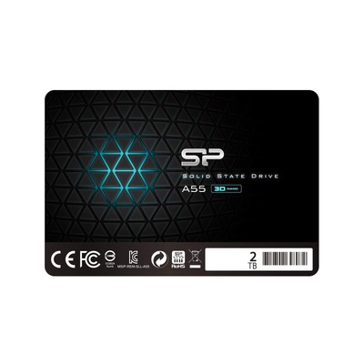 Silicon Power 2TB SSD 3D NAND A55 SLC Cache Performance Boost SATA III 2.5'' 7...