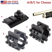 12GA Shotgun Barrel Mount Tube Rail / Sling Swivel Stud Rail Mount Base Adapter