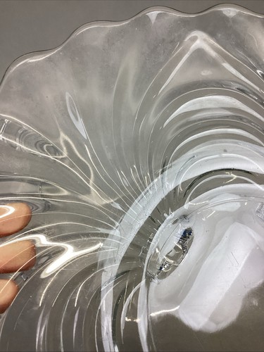 Set Of 3 Decorative Glass Serving Platters Trays Plates - Vintage - Picture 7 of 24