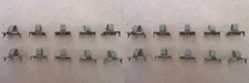 20 OLD SCHOOL NOS DOOR/QUARTER WINDOW CHANNEL FASTENERS! FITS GM FORD ETC
